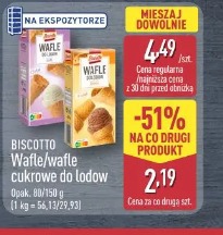 Biscotto Wafle/wafle cukrowe do lodów