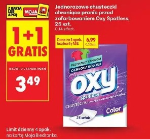 Chusteczki Oxy Spotless