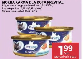 Mokra karma dla kota Prevital