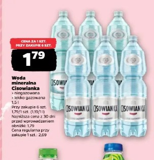 Woda mineralna Cisowianka