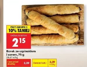 Borek ze szpinakiem i serem