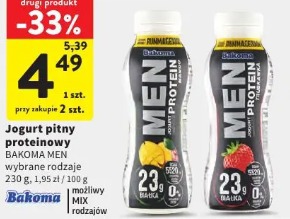 Jogurt pitny proteinowy Bakoma Men