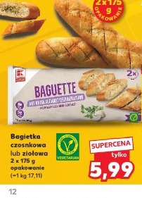 K-Classic Bagietka czosnkowa lub ziołowa