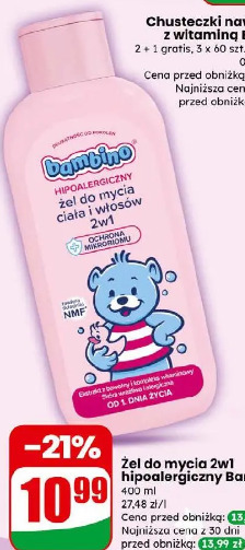 Żel do mycia 2w1 hipoalergiczny Bambino