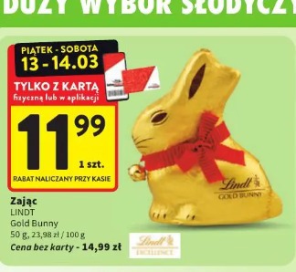 Zając LINDT Gold Bunny