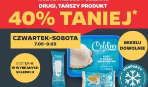 Wszystkie lody Coldino drugi, tańszy produkt