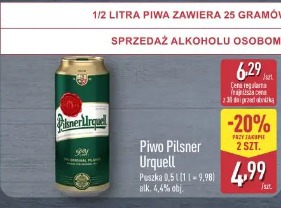 Piwo Pilsner Urquell