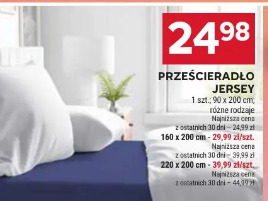 Prześcieradło Jersey