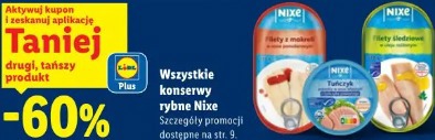 Wszystkie konserwy rybne Nixe