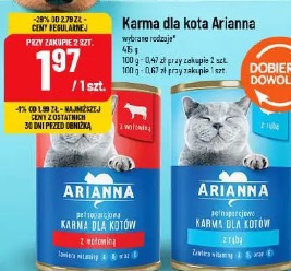 Karma dla kota Arianna