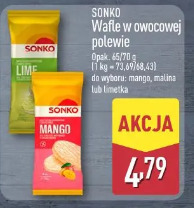 Sonko Wafle w owocowej polewie