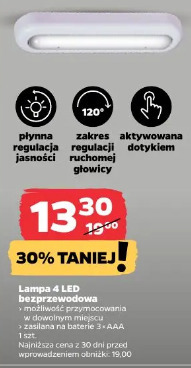 Lampa 4 LED bezprzewodowa