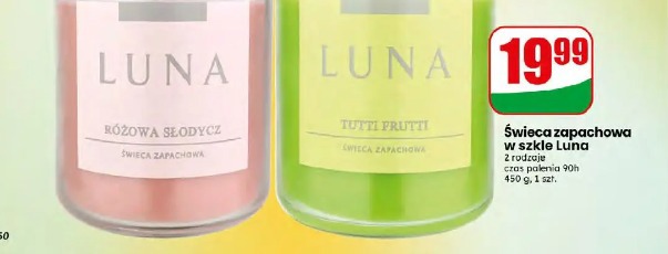 Świeca zapachowa w szkle Luna