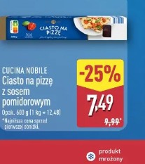 Cucina Nobile Ciasto na pizzę z sosem pomidorowym