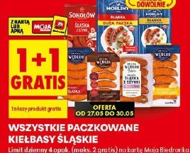 Wszystkie paczkowane kiełbasy śląskie