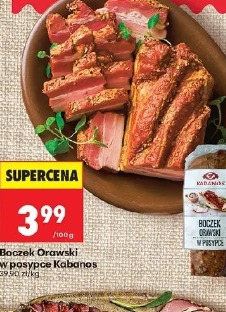 Boczek Orawski w posypce Kabanos