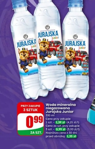 Jurajska Junior woda mineralna niegazowana