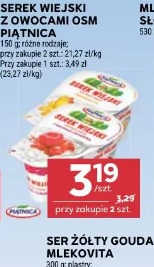 Serek wiejski z owocami OSM Piątnica