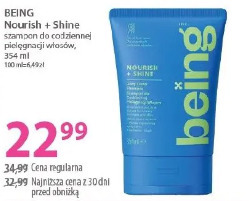 Being Nourish + Shine szampon do codziennej pielęgnacji włosów
