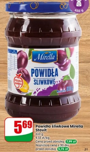 Powidła śliwkowe Mirella Stovit