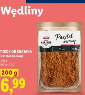 Pikok od Krajana Pasztet borowy