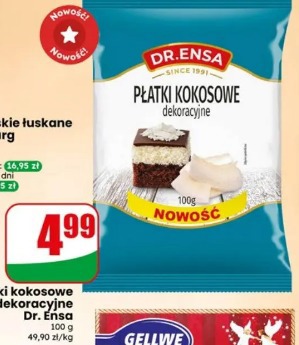 Płatki kokosowe dekoracyjne Dr. Ensa
