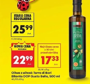 Oliwa z oliwek Terra di Bari Bitonto DOP Gusto Bello, 500 ml