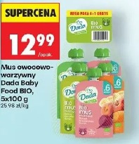 Dada Baby Food BIO mus owocowo-warzywny