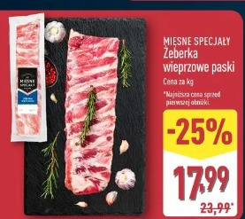 Mięsne Specjały Żeberka wieprzowe paski