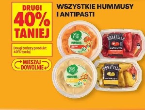 Wszystkie hummusy i antipasti
