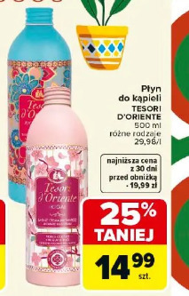 Płyn do kąpieli Tesori D'Oriente