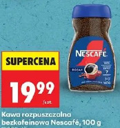 Kawa rozpuszczalna bezkofeinowa Nescafé
