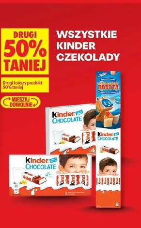 Wszystkie Kinder czekolady