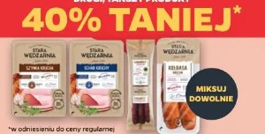 Wszystkie wędliny Stara Wędzarnia drugi, tańszy produkt