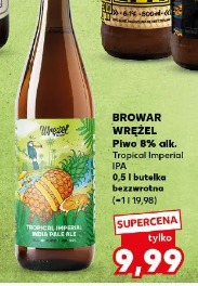 Piwo 8% alk. Tropical Imperial IPA Browar Wrężel
