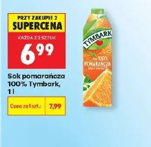 Sok pomarańcza 100% Tymbark