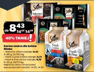 Karma mokra dla kotów Sheba Selection