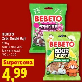 Bebeto Żelki Smaki Azji