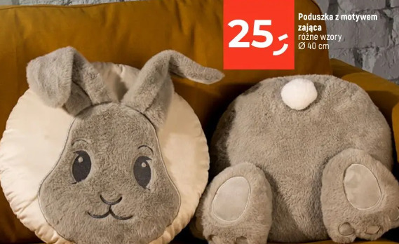 Poduszka z motywem zająca