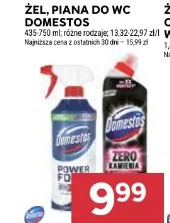 Żel, piana do WC Domestos