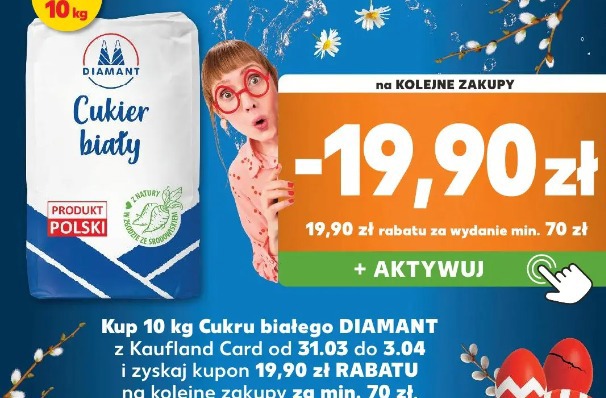 Diamant Cukier biały