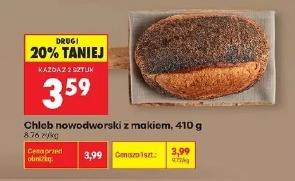 Chleb nowodworski z makiem