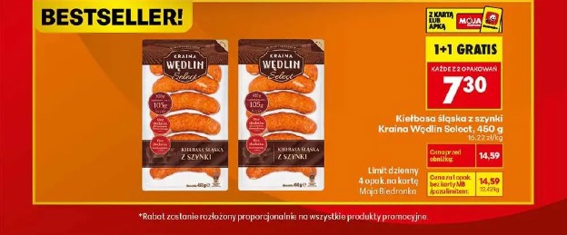 Kiełbasa śląska z szynki Kraina Wędlin Select