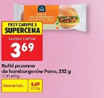 Bułki pszenne do hamburgerów Pano, 212 g