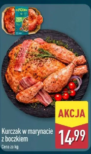 Kurczak w marynacie z boczkiem