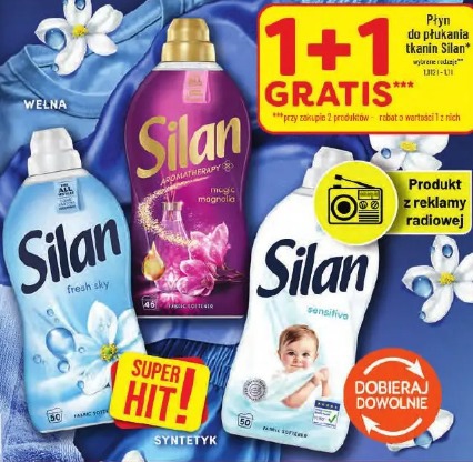 Płyn do płukania tkanin Silan