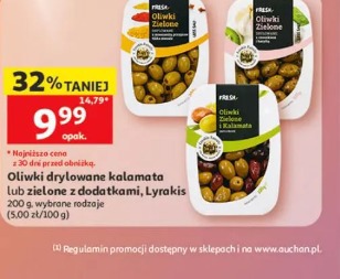 Lyrakis oliwki drylowane kalamata lub zielone