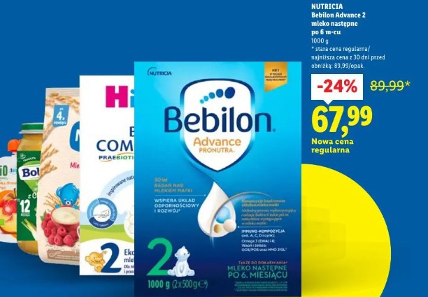 Nutricia Bebilon Advance 2 mleko następne po 6 m-cu