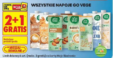 Wszystkie napoje Go Vege
