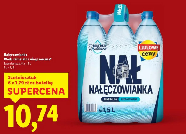 Nałęczowianka woda mineralna niegazowana